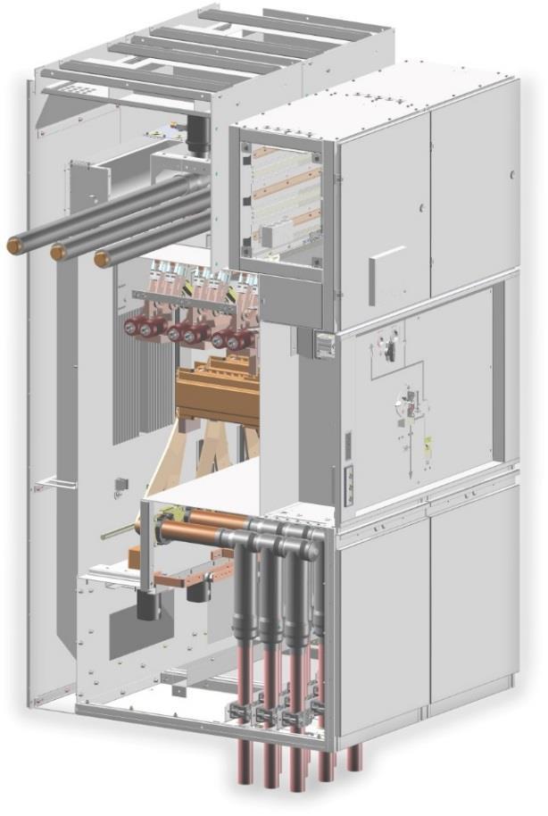 ABB offering for digital medium-voltage switchgear Gas-insulated switchgear (GIS) ZX Digital Covering ratings up to 42kV; 40kA; 4000A Non-conventional current and voltage sensors increase safety and