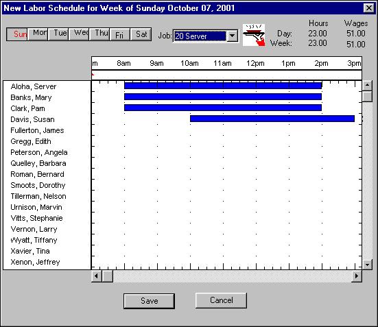 Creating a Time Slice for an Employee s Shift Create a time slice to indicate an employee s shift.