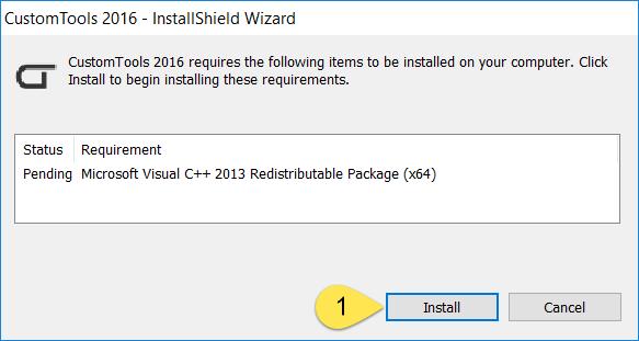 Installing Microsoft Visual C++2013 1.