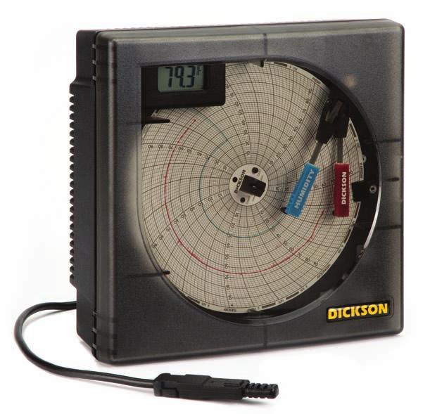 TH623 Probe. Display. Alarm. ALL MODELS HAVE THE FOLLOWING RANGES: 32 to 100 F 0 to 50 C TH623 Charts sold separately. For charts and accessories, please call 800.323.2448 or visit www.dicksondata.