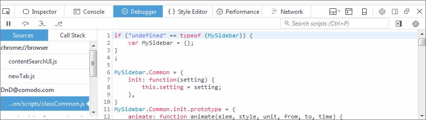 11.4. Remove Inconsistencies with HTML, CSS and Javascript The debugger feature lets you analyze a web page's code line by line.