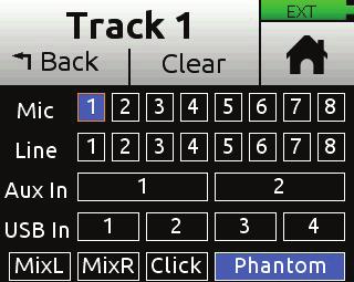 RECORDING AND PLAYBACK feedback. You can adjust the level of the recorded bounce using the LR gain control - tap the L(left) mix meter in the home screen to quickly access LR gain. 3.