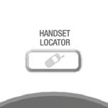 Telephone operation Handset locator This feature helps you find a misplaced handset. To start paging: Press /HANDSET LOCATOR on the telephone base when it is not in use.