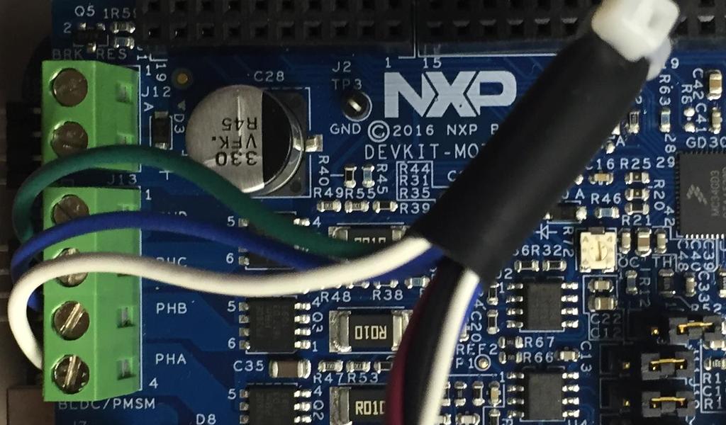 How to Spin a Motor: Connect Phase Outputs (Linix) Connect the phase outputs NXP recommends and uses the Linix