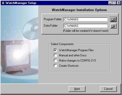 21 WatchManager Control Centre Guide 10.2 Upgrade - Setup Wizard Built into the Control Centre is an Setup Wizard utility which makes the process of doing a software upgrade fairly easy to accomplish.