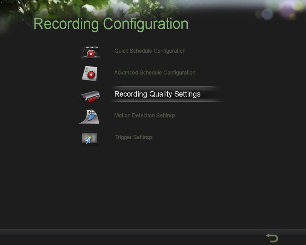 Configuring Settings for Recording There are multiple ways to setup your DVR for recording.