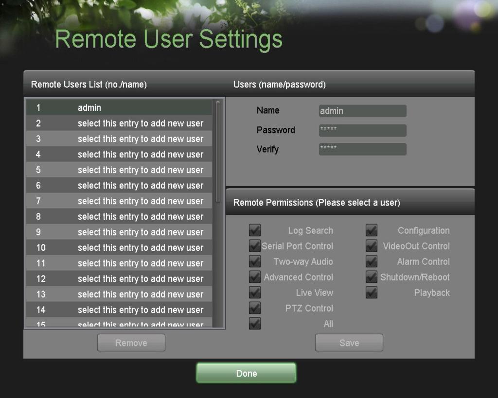 9. Select the Save button to save the network settings and select Exit to return to the previous menu.