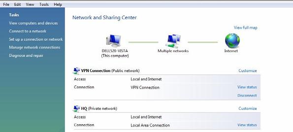 Page 15/24 Page 16/24 How to create a VPN connection through the router with Windows Vista client 2) We define the