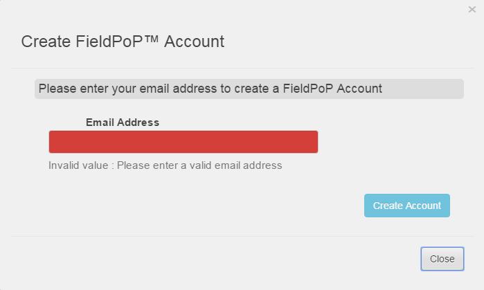 3 until the SMC Cloud registration page is reached (Figure 14) and then continue with the instructions below. Click the Create a FieldPoP account button, under the New Users heading.
