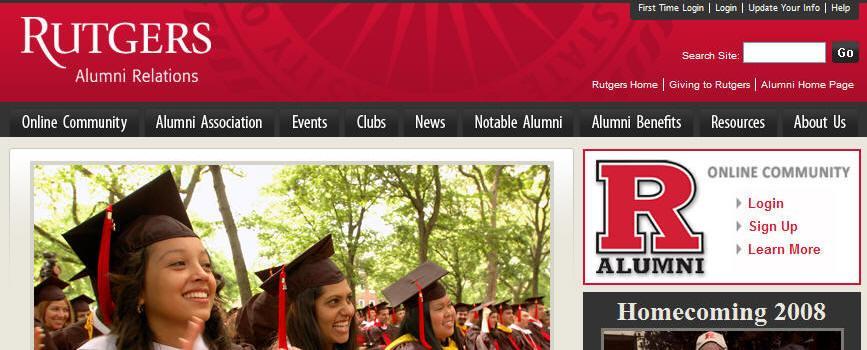 Overview Ralumni.com Welcome to the new official online community for Rutgers Alumni! This guide will help you quickly get up and running as you connect with your Rutgers friends, new and old.