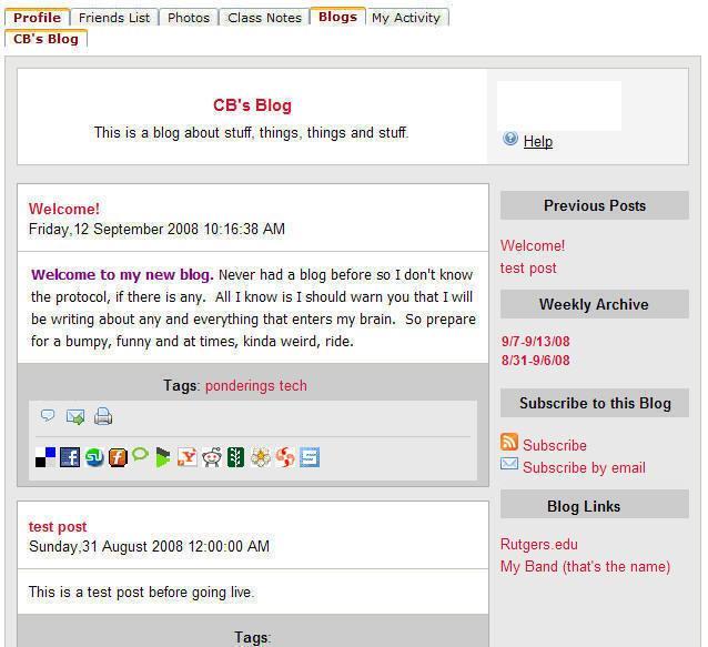 Blog home page Public view by a logged-in Community member Post Title: Click to view and comment on this post Click to view a single previous post Click the icons to: 1. View Comments 2.