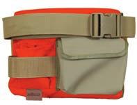 BAGS AND CASES Tool Pouches Designed to keep your tools safe and organized `Features include an 11 x 7 inch (28 x 18 cm) and 6 x 4 inch (15 x 10 cm) pouches `Has slots for markers, a loop for axes or