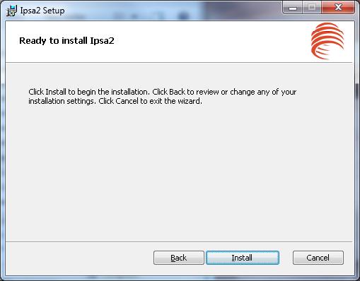 7. Click Install to