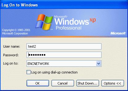 The credentials are inserted automatically into the Windows system logon prompt, as shown in Figure 1-38.