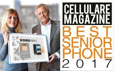 (smartphone) and Doro 7060 (4G feature phone) Doro 8040 an award winning