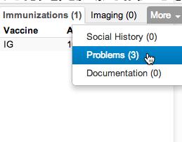 The patient s record has now been displayed in its entirety in the screenshot below, if multiple clinical sections are assigned to the same box in the