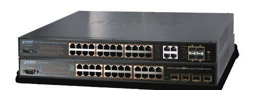 over Ethernet 31 Full Managed 802.3af Switches WGSW Series / SGSW Series WGSW-28040P 10/100/1000Base-T with IEEE 802.