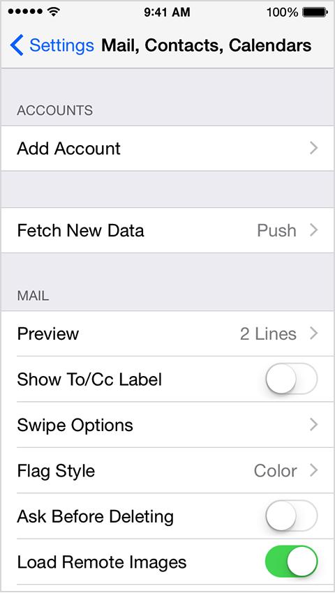 Add an email account on your iphone, ipad, or
