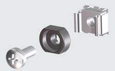 06-060-5 for mounting of heavy components includes mounting material Finish: galvanised 06-060-70 9" screw set M 5/M 6 (50x) Earthing kit