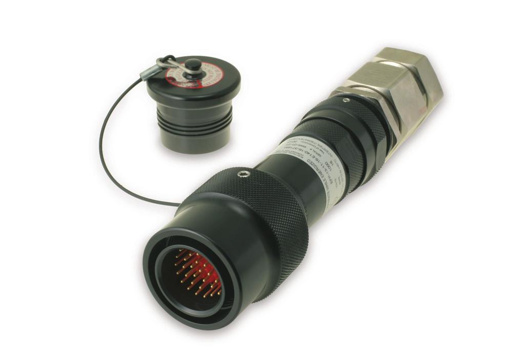 CONNECTOR FEATURES OVERVIEW EFP SERIES Panel-mounted receptacle may aslo be fitted to Ex e (increased safety) certified equipment Knurled section for assembly ease Cable Entry Options Accepts