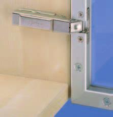 Intermat 9936 95 Opening Angle for Aluminium Frame Doors Concealed Hinges Intermat 9936 95º Opening Angle for Aluminium Frame Doors Concealed hinge, snap-on assembly, integrated door overlay and