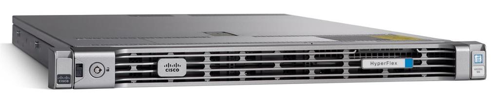 Technology Overview tested cluster configurations: Cisco HyperFlex HX220c-M4S nodes This small footprint configuration contains a minimum of three nodes with six 1.