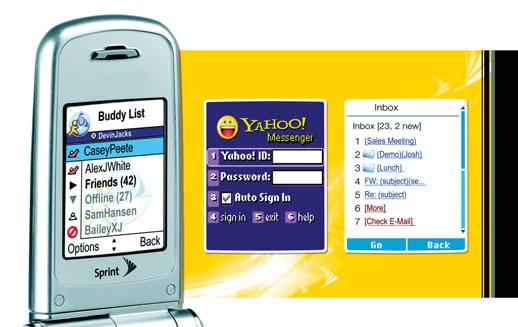 Messaging You can send and receive emails and text messages and participate in Web-based chat rooms right from your phone.