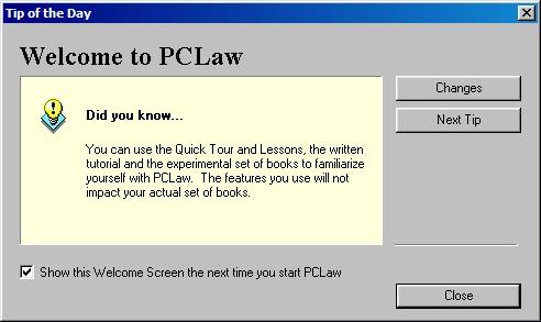 window when you open PCLaw. 1. Select uninitialized set of books from the login window and click OK.
