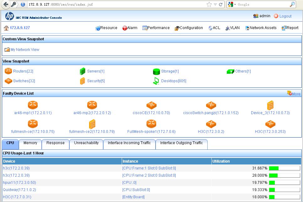 1 Overview Remote Site Management (RSM) is an add-on service module to the HP Intelligent Management Center (IMC).