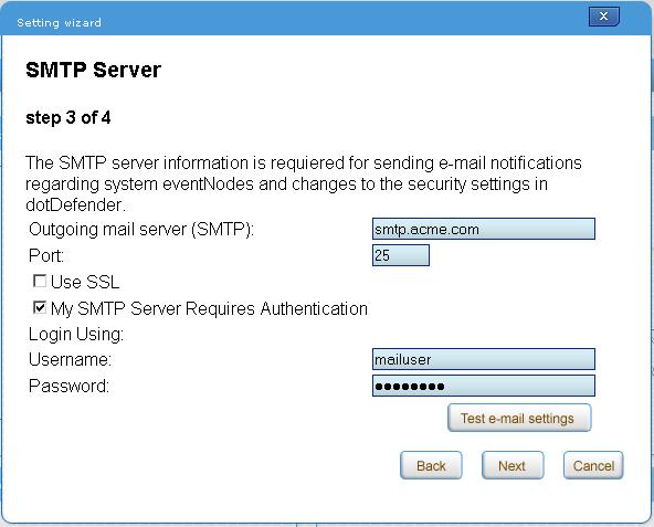 Step 4 Enter SQL connection details: Server Name: SQL server\instance (Using hostname / IP address) Authentication: Choose whether