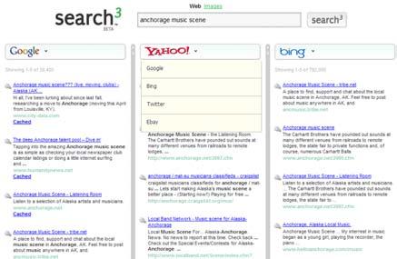 Comparison Search Engine MSN