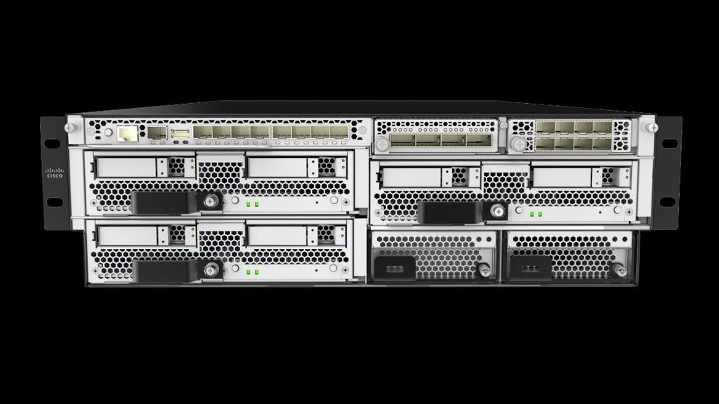 8 built in 10G SFP+ ports and 2 network module slots.