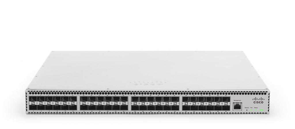 Meraki wired LAN Switches Many L2 and L3 models, some of them can be stacked 10G and Nbase-T Multi-gigabit technology