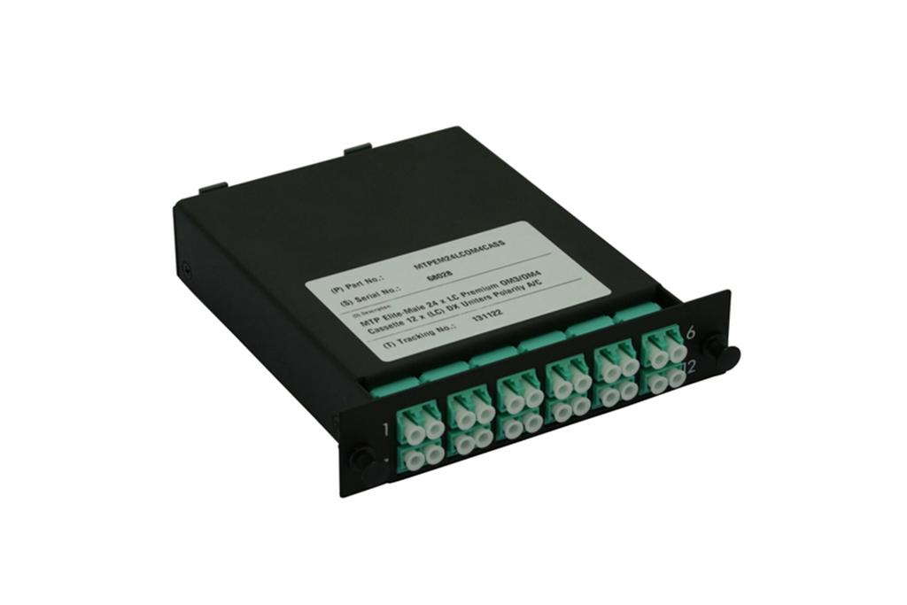 DATASHEET Product updated on March 13, 2018 MPO LGX Cassette Module MPO LGX Cassette Modules provide secure transition between MPO and LC or SC discrete connectors.