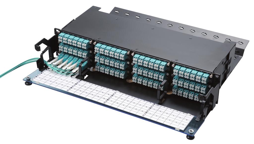 Easy handling: Integrated pull-tab in each LC Duplex Uni-Boot patch cord connector, allowing every connector to be easy to reach Convenient individual patch cord labeling on pull-tabs Easy cabling