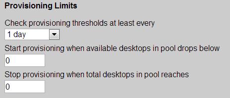 Implementing a Proof-of-Concept Environment Provisioning New OpenStack Instances Provisioning allows you to generate new OpenStack instances when the number of desktops in a pool reaches a specified