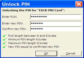 CHANGE YOUR PIN You may change the initial PIN for a new one easier for you to remember: 1) Execute the token management tool.