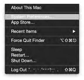 Click the Apple menu and select System Preferences from the drop-down menu. 2.