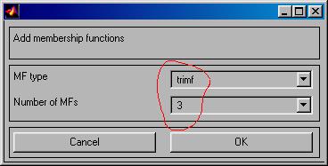 Fig.2.5. Change the range of input variable to [0 0,40 0 ]. Now you are ready to define new membership functions.