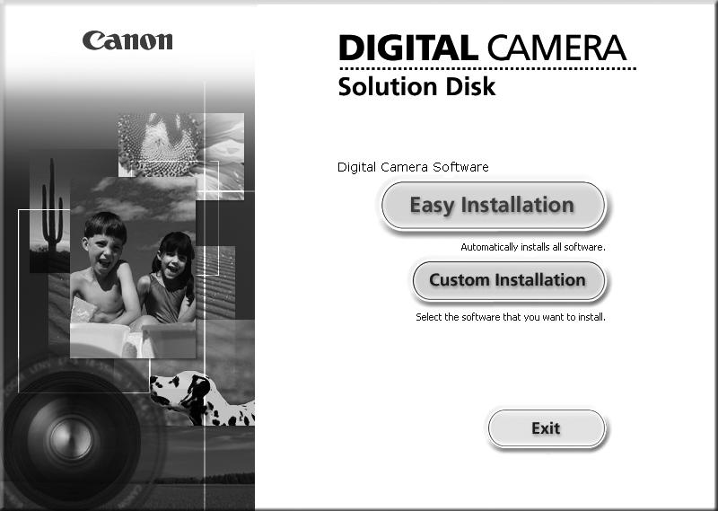 3 Place the Canon Digital Camera Solution Disk in the computer s CD-ROM drive. If the [User Account Control] window appears, follow the on-screen instructions to proceed.
