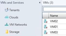 Exercise 8.2: Assign a VM Network In this exercise VMM will assign the newly created VM Networks to the existing virtual machines.