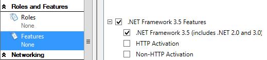 30. In the details pane, scroll down to Web Server (IIS) and select the following: 31. In the detail pane, scroll down to Web Server and select the following: 32.