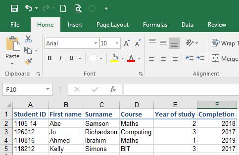Excel Look-up Functions Fig(a) The Excel Lookup function is an in-built that returns a value from a range or array.