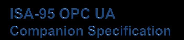 Supports all Resources Models Includes OPC UA concepts of