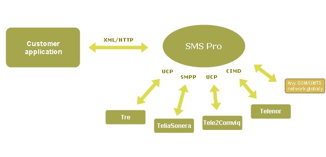 1 Introduction This document describes how to communicate with the SMS Pro/Billing Pro platform in order to perform billing requests and send/receive SMS messages, with an application.