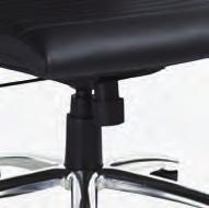 adjustment with singleposition tilt lock Seat size: 21" (55cm) Most