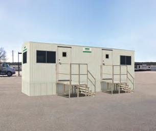 SECTION MODULARS Our portable office buildings can be seamlessly reconfigured and relocated to ensure minimal disruption to your worksite.