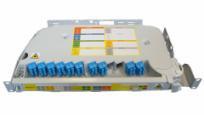 SRS3000 Connectorised Splitter Shelf The SRS3000 Splice Only Shelf is used to splice internal cables directly to connectorised pigtails, or for cable to cable jointing.
