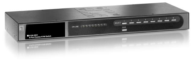 1. Introduction Thank you for purchasing LevelOne KVM-0831/1631 Combo KVM Switch.