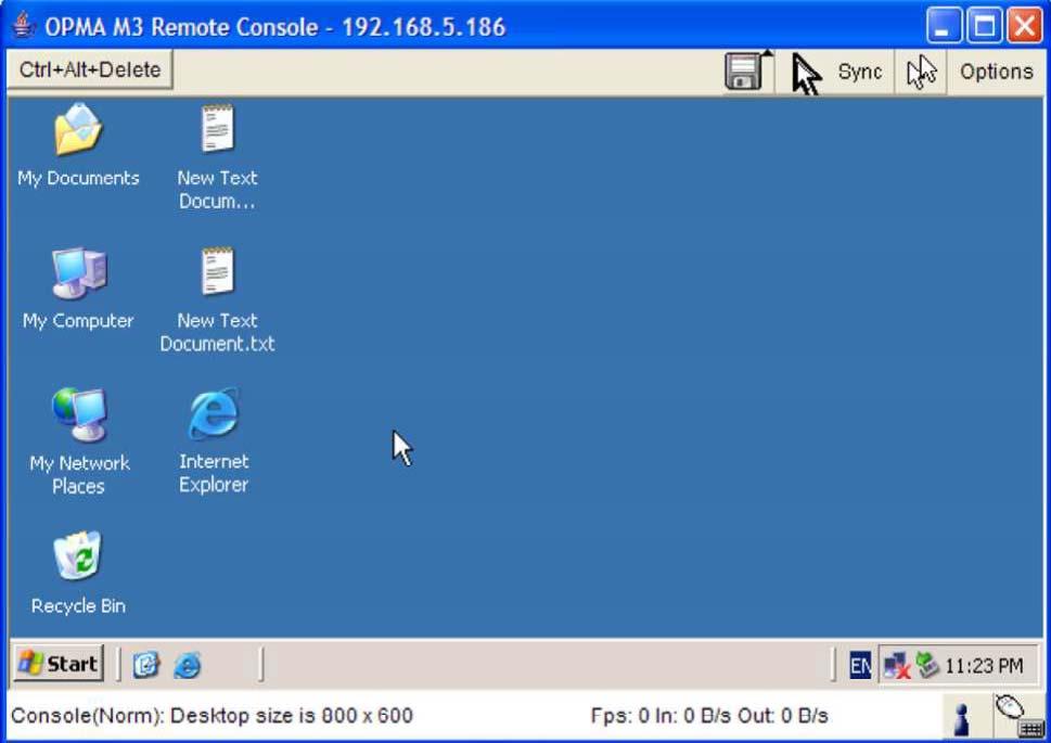 5.1.1 52B KVM Console Figure 5-1 KVM Console To open the KVM console either click on the icon Console or Remote Control > KVM Console of the menu entry on the left or Click to open of the console